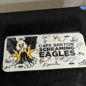 Cape Breton Screaming Eagles License Plate